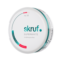Produktbild för Skruf Superwhite no. 53 Fresh Mint Strong 10-pack