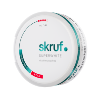 Produktbild för Skruf Superwhite no. 54 Fresh Mint Xtra Strong 10-pack
