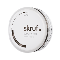 Produktbild för Skruf Superwhite no. 56 Nordic Liquorice Medium Strength 10-pack