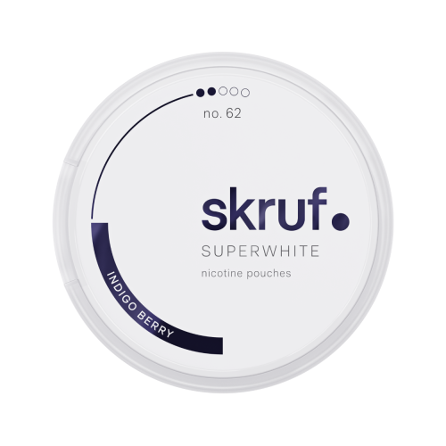Skruf Skruf Superwhite no. 62 Indigo Berry Medium Strength 10-pack