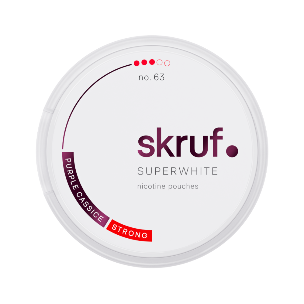 Produktbild för Skruf Superwhite no. 63 Purple Cassice Strong 10-pack
