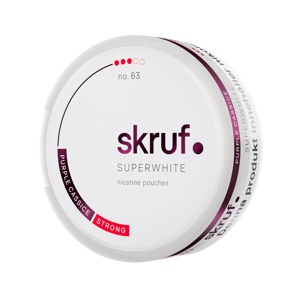 Produktbild för Skruf Superwhite no. 63 Purple Cassice Strong 10-pack