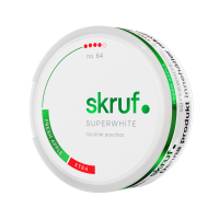 Produktbild för skruf SUPERWHITE no.64 Fresh Apple Extra Strong 5-pack