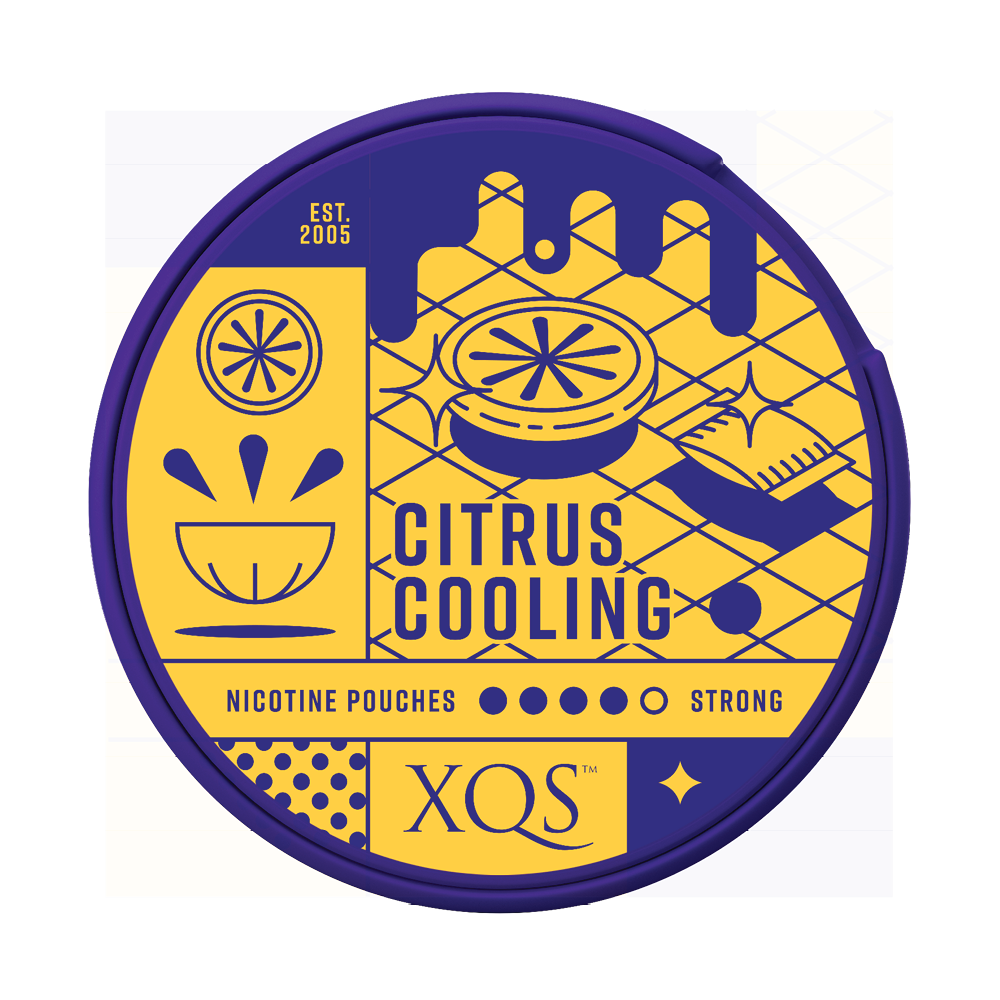 Produktbild för XQS Citrus Cooling 8mg 10-pack