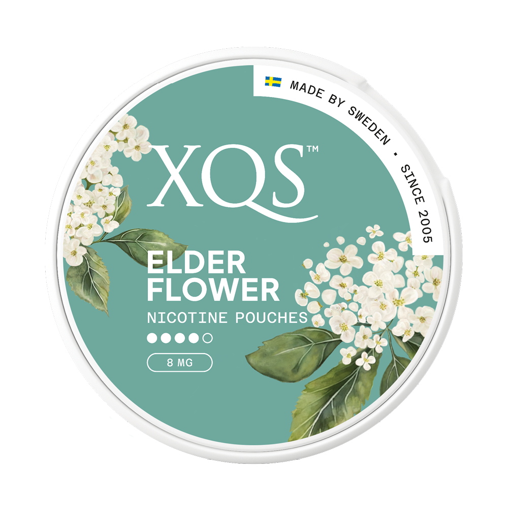 Produktbild för XQS Elderflower 8mg 10-pack