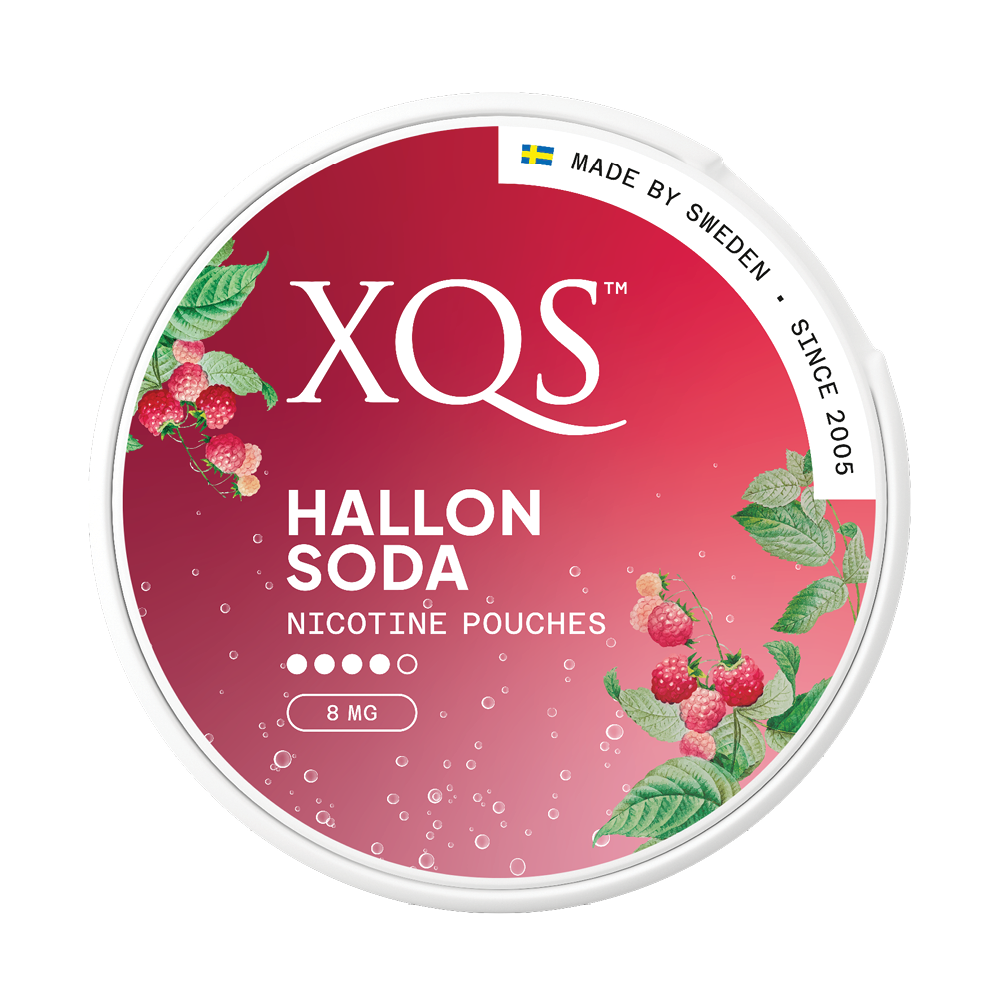 Produktbild för XQS Hallonsoda 8mg 10-pack