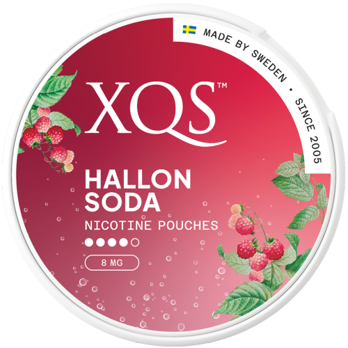 XQS XQS Hallonsoda 8mg 10-pack