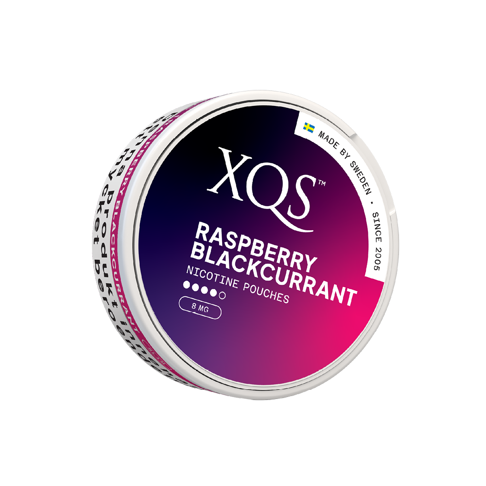Produktbild för XQS Rasberry Blackcurrant 8mg 10-pack