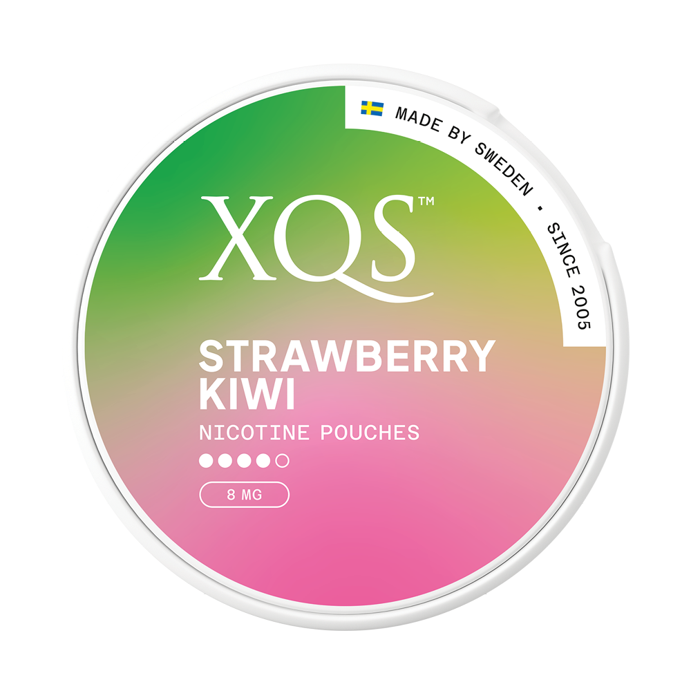 Produktbild för XQS Strawberry Kiwi 8mg 10-pack