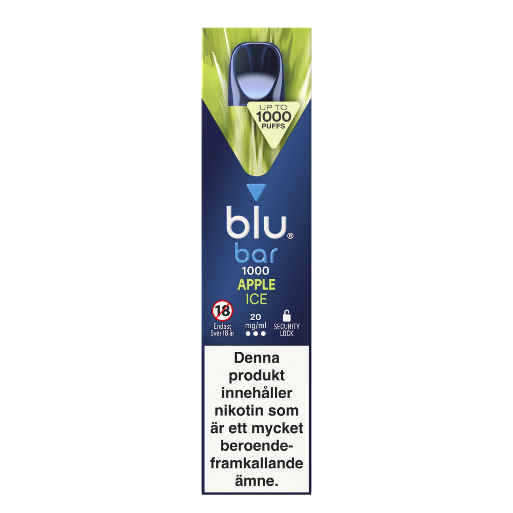 Produktbild för blu bar Apple Ice 20mg 10-pack