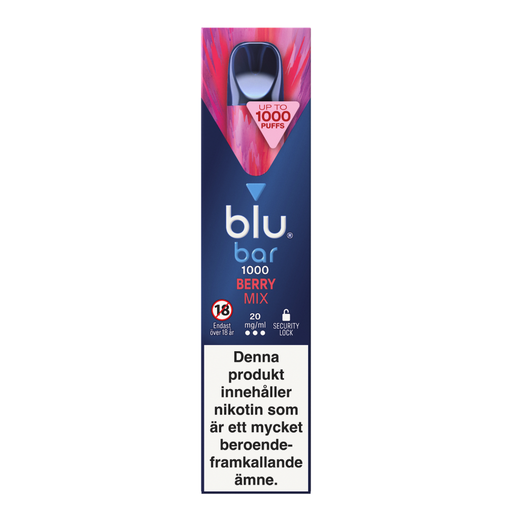 Produktbild för blu bar Berry Mix 20mg 10-pack