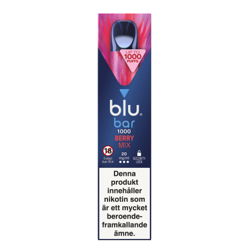BLUE BAR blu bar Berry Mix 20mg 10-pack