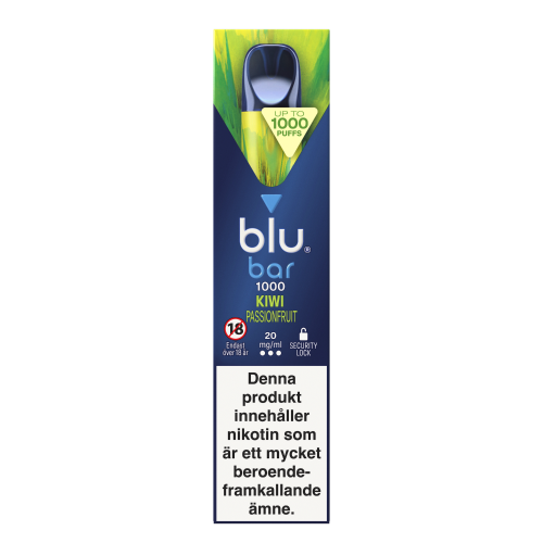 BLUE BAR blu bar Kiwi Passionfruit 20mg 10-pack