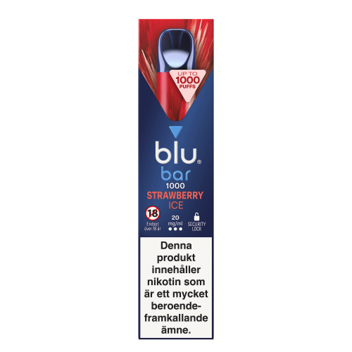 BLUE BAR blu bar Strawberry Ice 20mg 10-pack