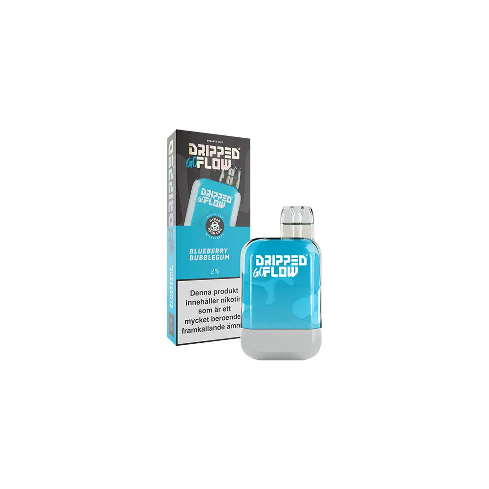 Produktbild för Dripped GoFlow Blueberry Bubblegum 20mg 10-pack