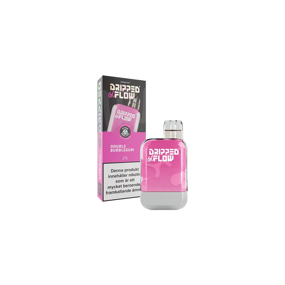 Produktbild för Dripped GoFlow Double Bubblegum 20mg 10-pack