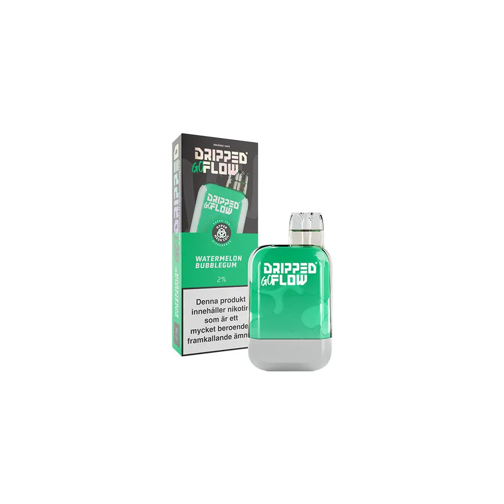 Produktbild för Dripped GoFlow Watermelon Bubblegum 20mg 10-pack