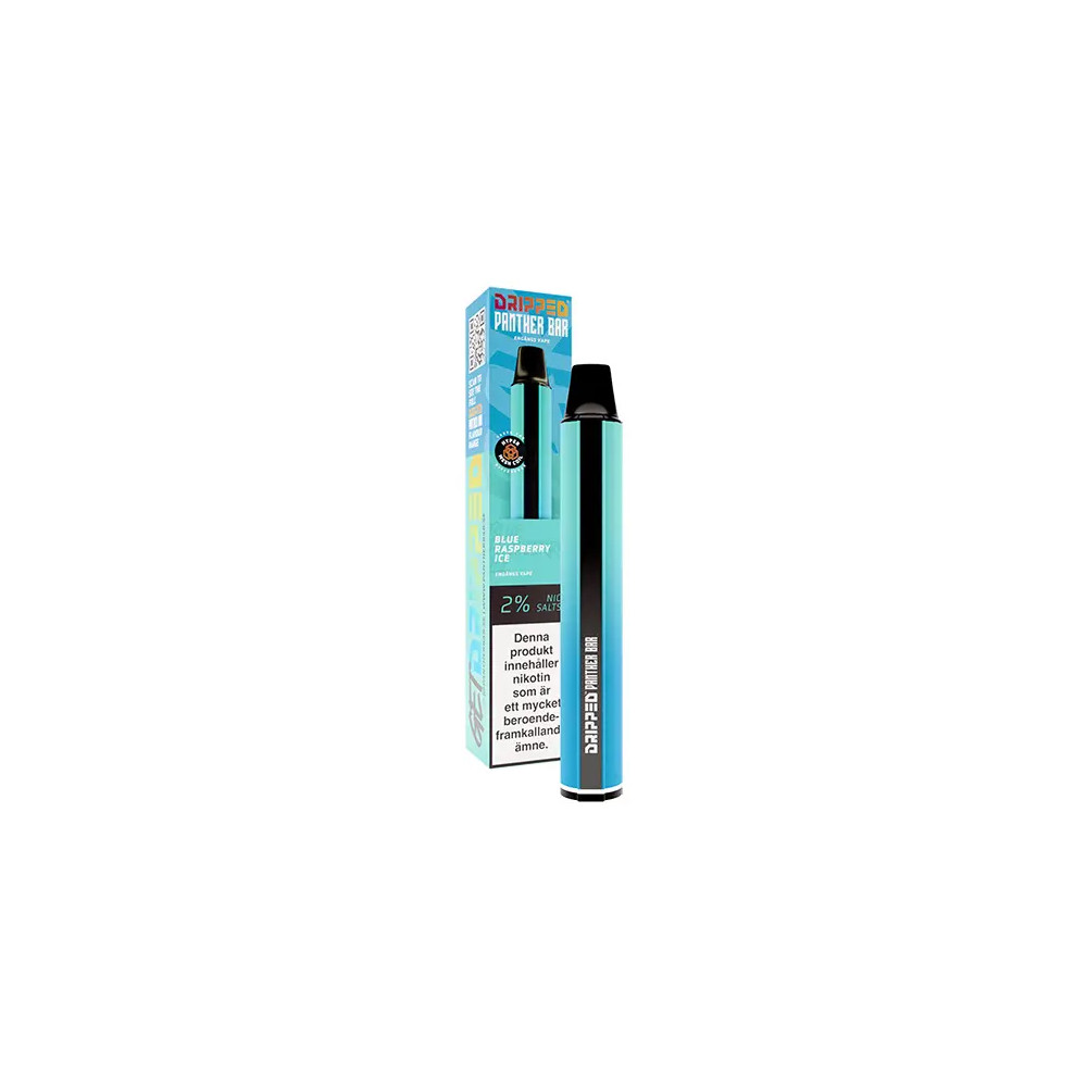 Produktbild för Dripped Panther Bar Blue Raspberry Ice 20mg 10-pack