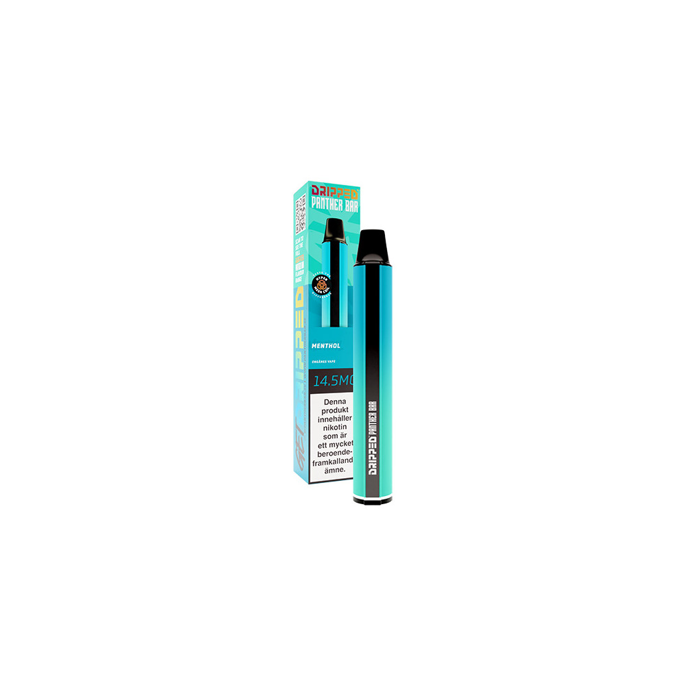 Produktbild för Dripped Panther Bar Menthol 14.5 mg 10-pack