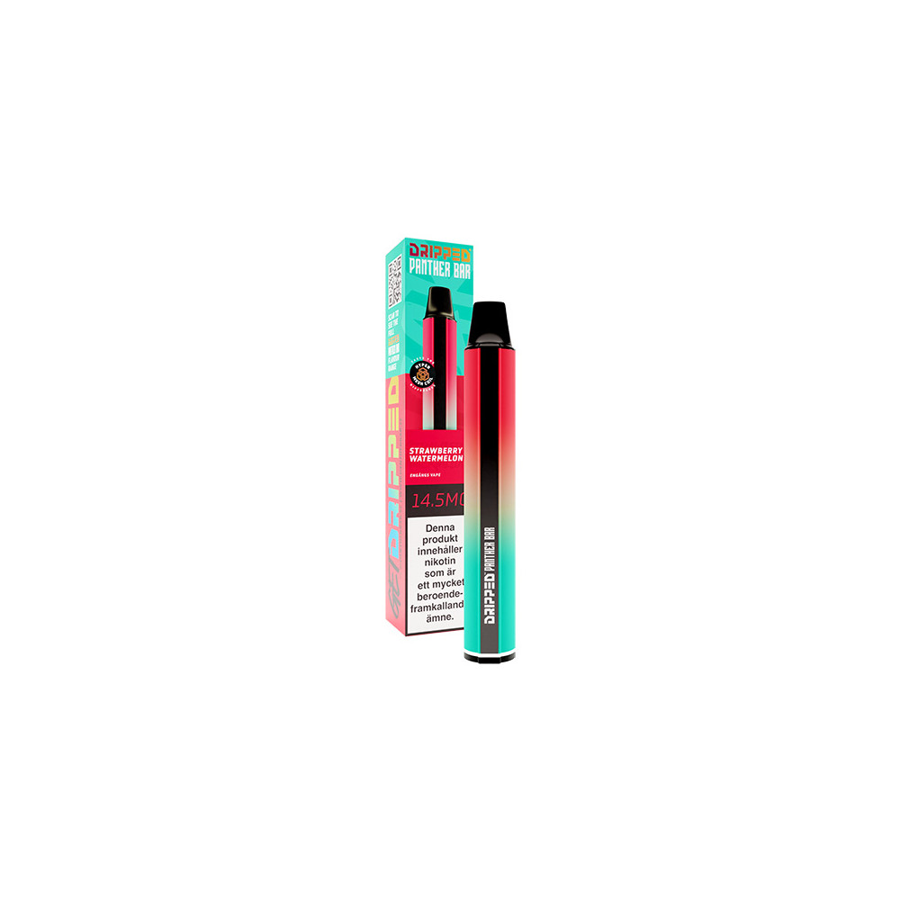 Produktbild för Dripped Panther Bar Strawberry Watermelon 14.5 mg 10-pack