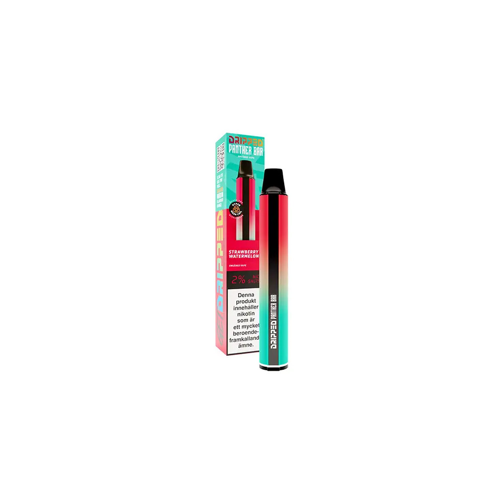 Produktbild för Dripped Panther Bar Strawberry Watermelon 20mg 10-pack