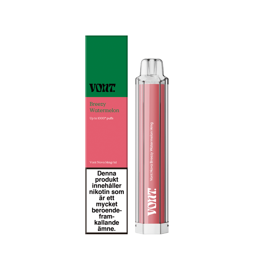 Produktbild för Vont Nova Breezy Watermelon 14mg