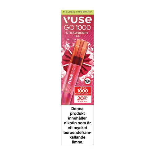 VUSE GO VUSE GO PEN 1000 Strawberry Ice 20mg 10-pack