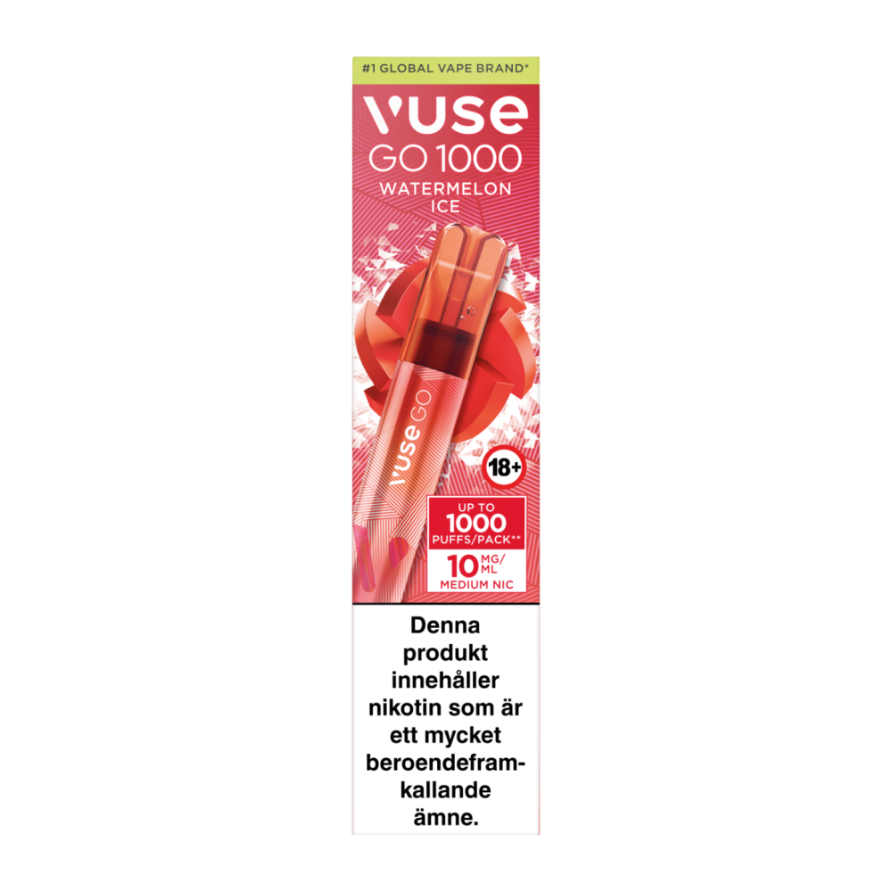 VUSE GO PEN 1000 Watermelon Ice 10mg 10-pack – Köp till inkö