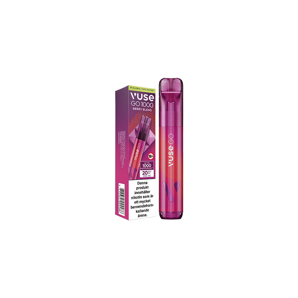 Produktbild för VUSE GO PEN 1000 Berry Blend 20mg 10-pack