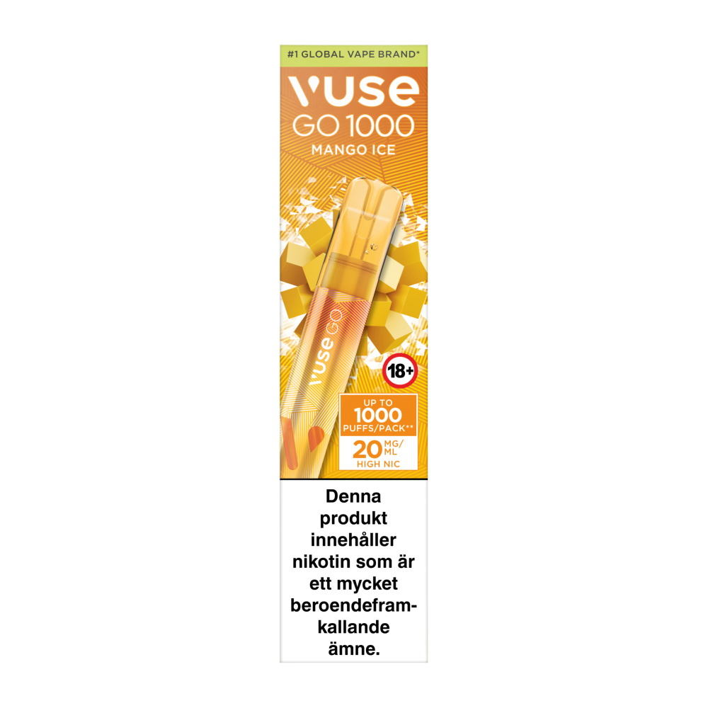 VUSE GO PEN 1000 Mango Ice 20mg 10-pack – Köp till inköpspri