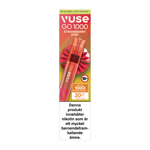 VUSE GO VUSE GO PEN 1000 Strawberry Kiwi 20mg 10-pack