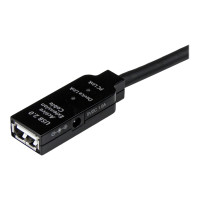 Produktbild för StarTech.com 10 m aktiv USB 2.0-förlängningskabel - M/F - USB-förlängningskabel - USB till USB - 10 m