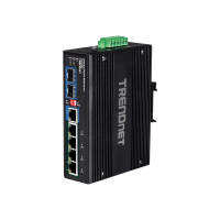 Produktbild för TRENDnet TI-UPG62 - switch - 6 portar - ohanterad - TAA-kompatibel