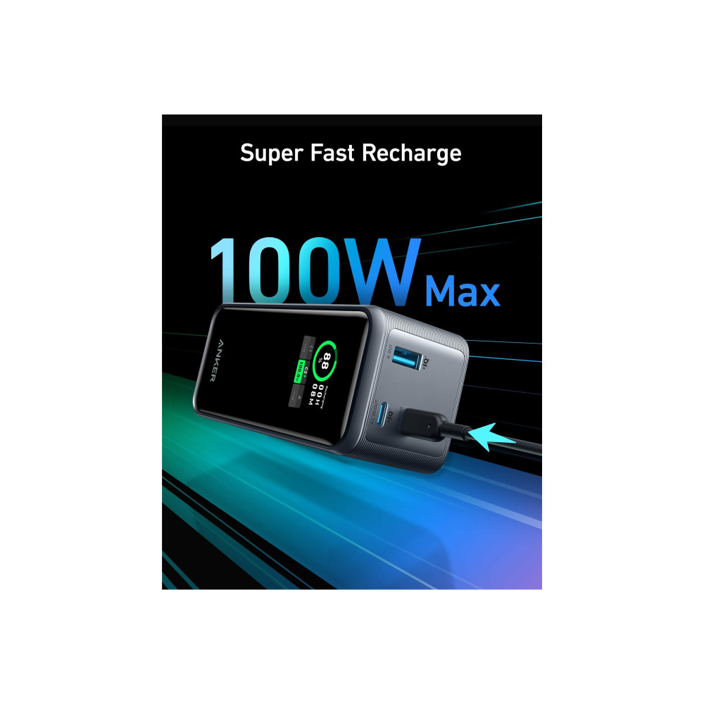 Produktbild för Anker Prime - strömförsörjningsbank - 200 Watt - 20000 mAh