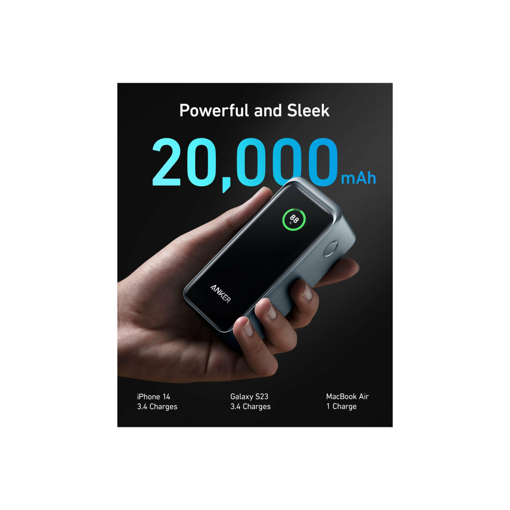 Produktbild för Anker Prime - strömförsörjningsbank - 200 Watt - 20000 mAh
