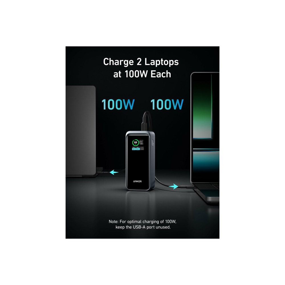 Produktbild för Anker Prime - strömförsörjningsbank - 200 Watt - 20000 mAh