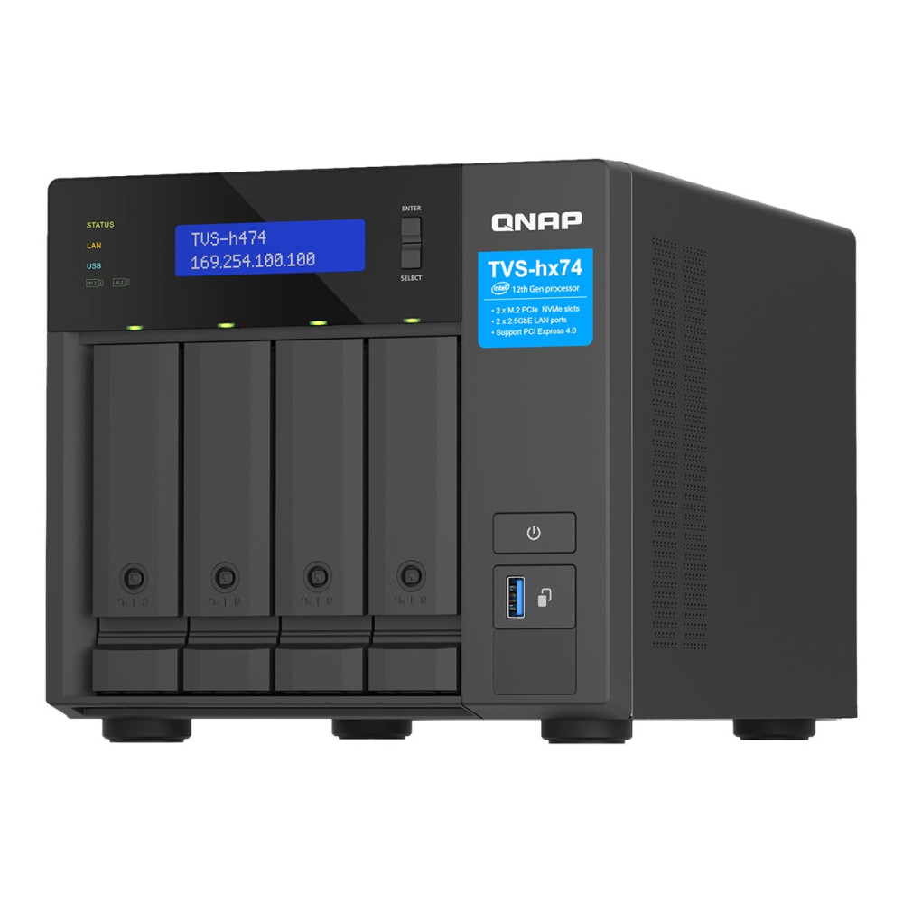 Produktbild för QNAP TVS-H474 - NAS-server