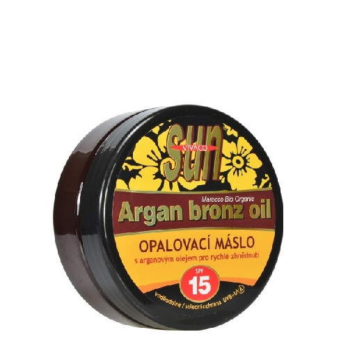 Vivaco Vivaco SUN Argan Bronz Oil suntan butter with organic argan oil SPF 15 200 ml