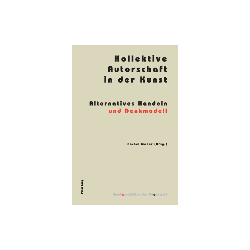 Produktbild för Kollektive Autorschaft in der Kunst (häftad, ger)