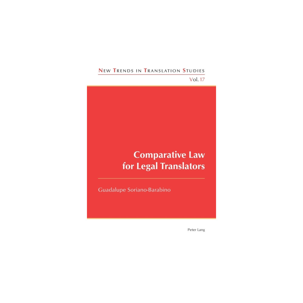 Produktbild för Comparative Law for Legal Translators (häftad, eng)