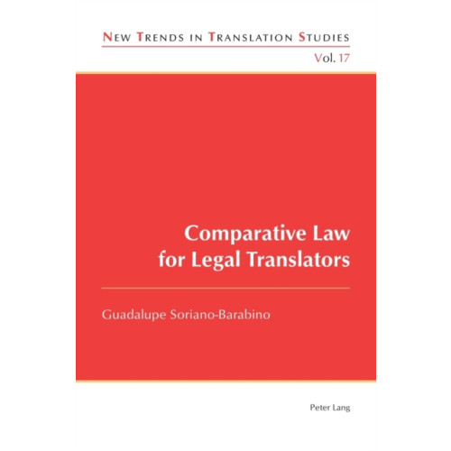 Peter Lang AG, Internationaler Verlag der Wissenschaften Comparative Law for Legal Translators (häftad, eng)