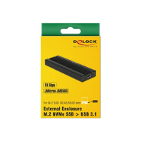 Produktbild för Delock - förvaringslåda - M.2 Card - USB 3.1 (Gen 2)