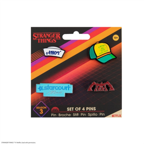 Wizard Alliance Pin set of 4 - Stranger Things Season 3