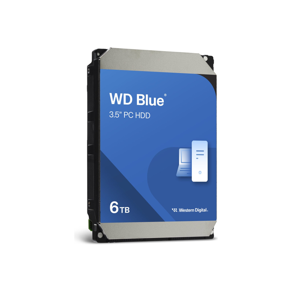Produktbild för WD Blue WD60EZAX - hårddisk - 6 TB - SATA 6Gb/s