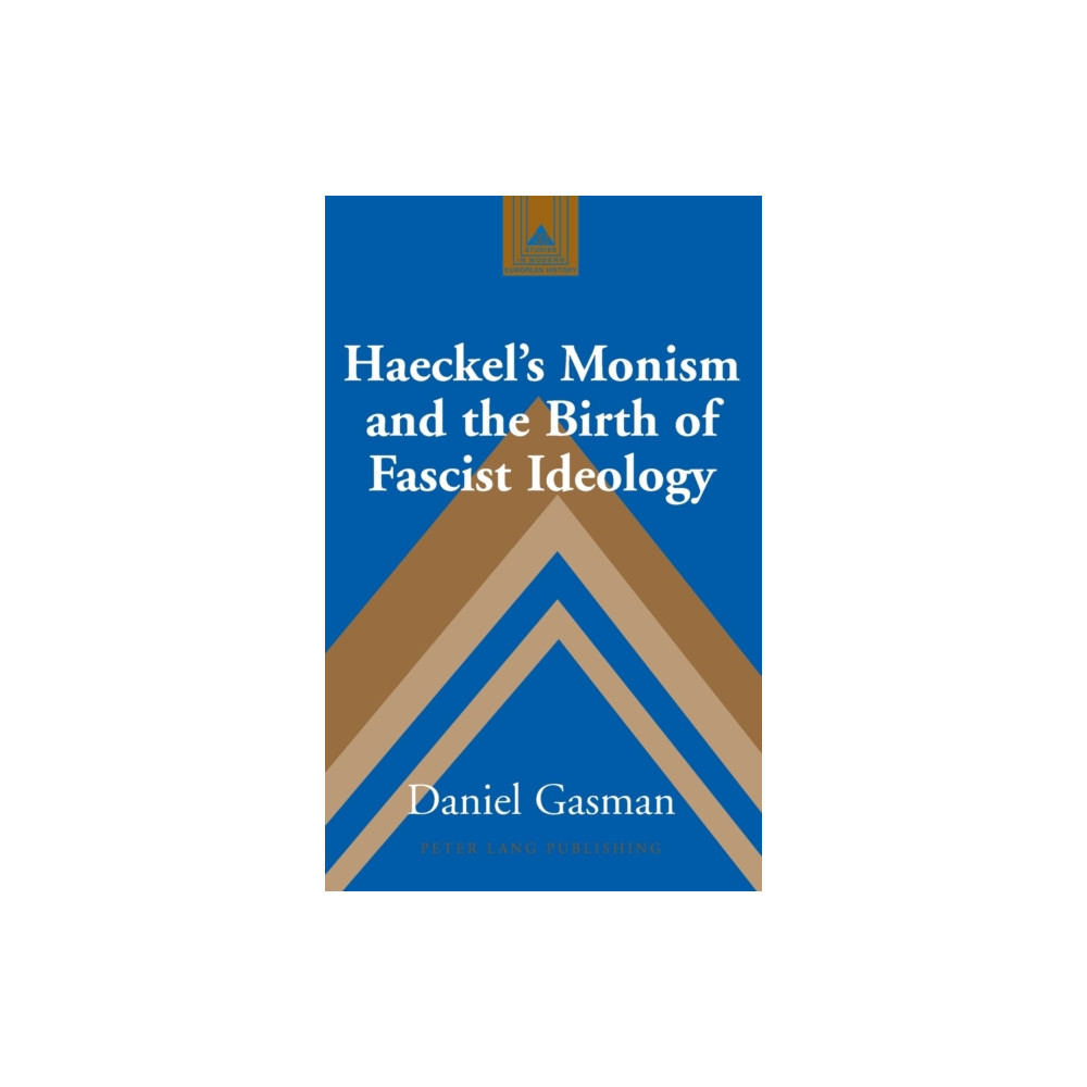 Produktbild för Haeckel's Monism and the Birth of Fascist Ideology (inbunden, eng)