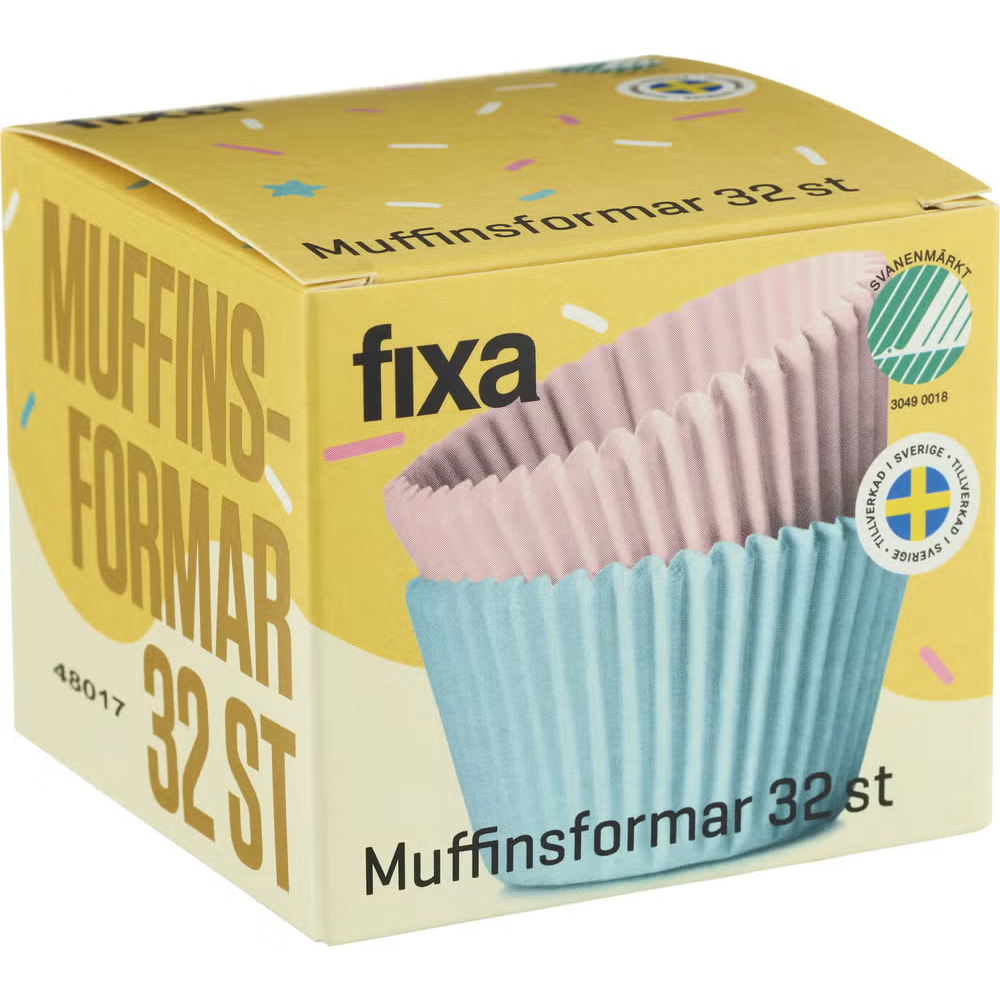Produktbild för Fixa Muffinsform 32pack