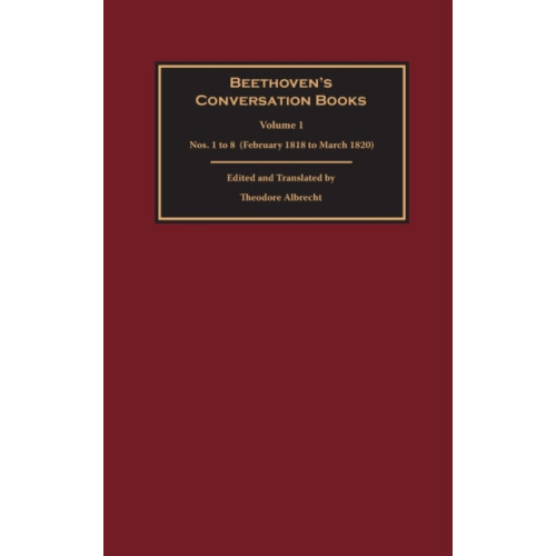 Boydell & Brewer Ltd Beethoven's Conversation Books Volume 1 (inbunden, eng)