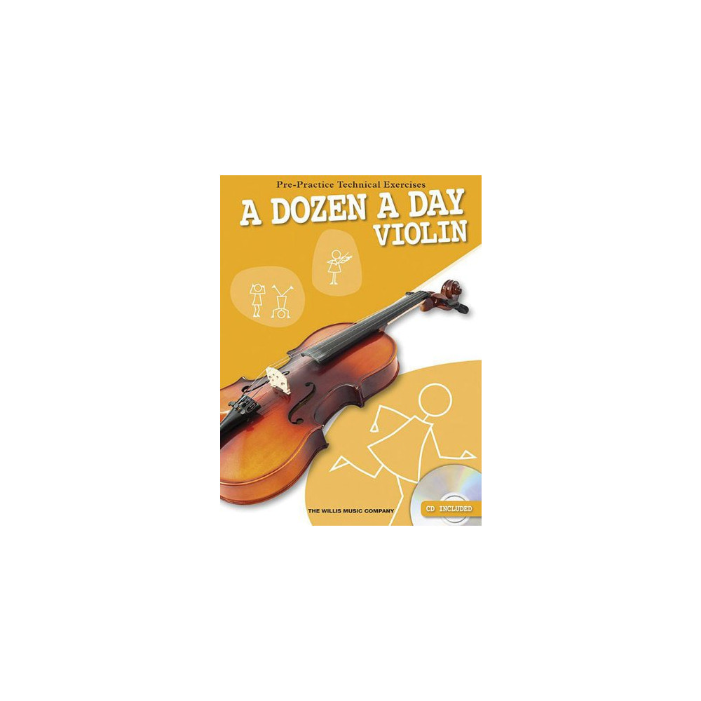 Produktbild för Dozen a day - violin (häftad, eng)