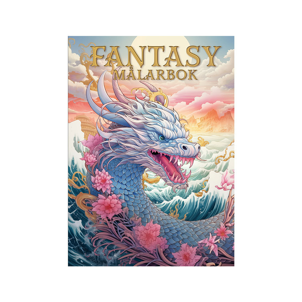 Produktbild för Fantasy målarbok