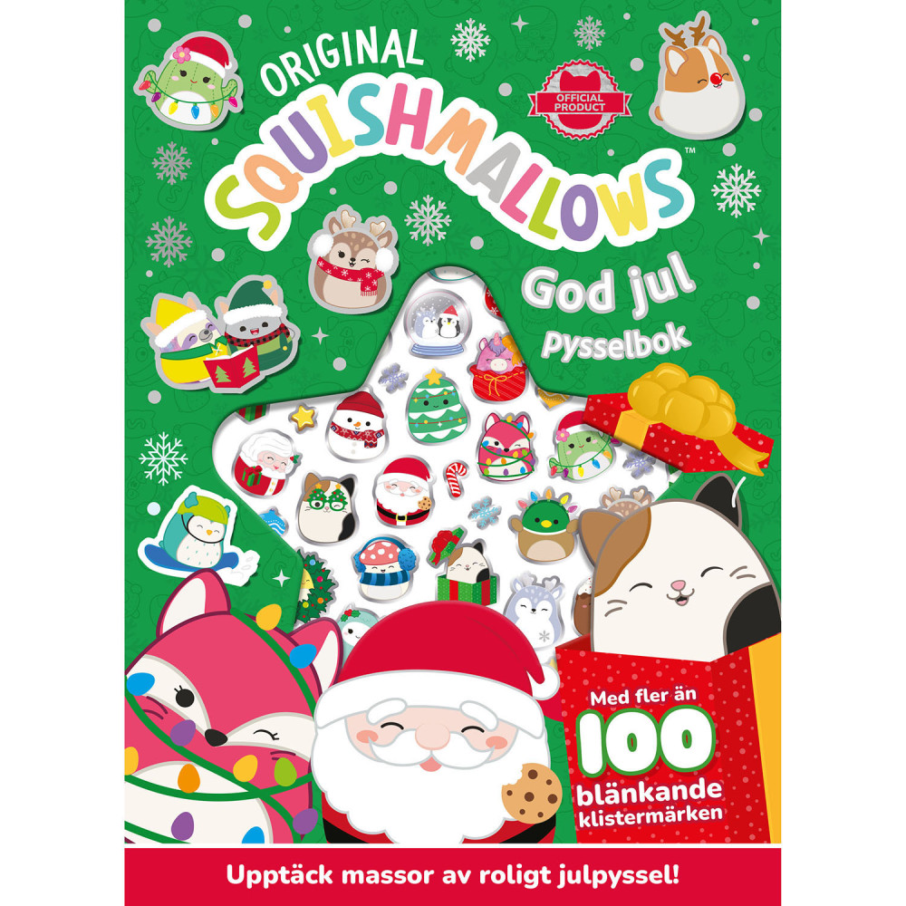 Produktbild för Squishmallows: God jul pysselbok